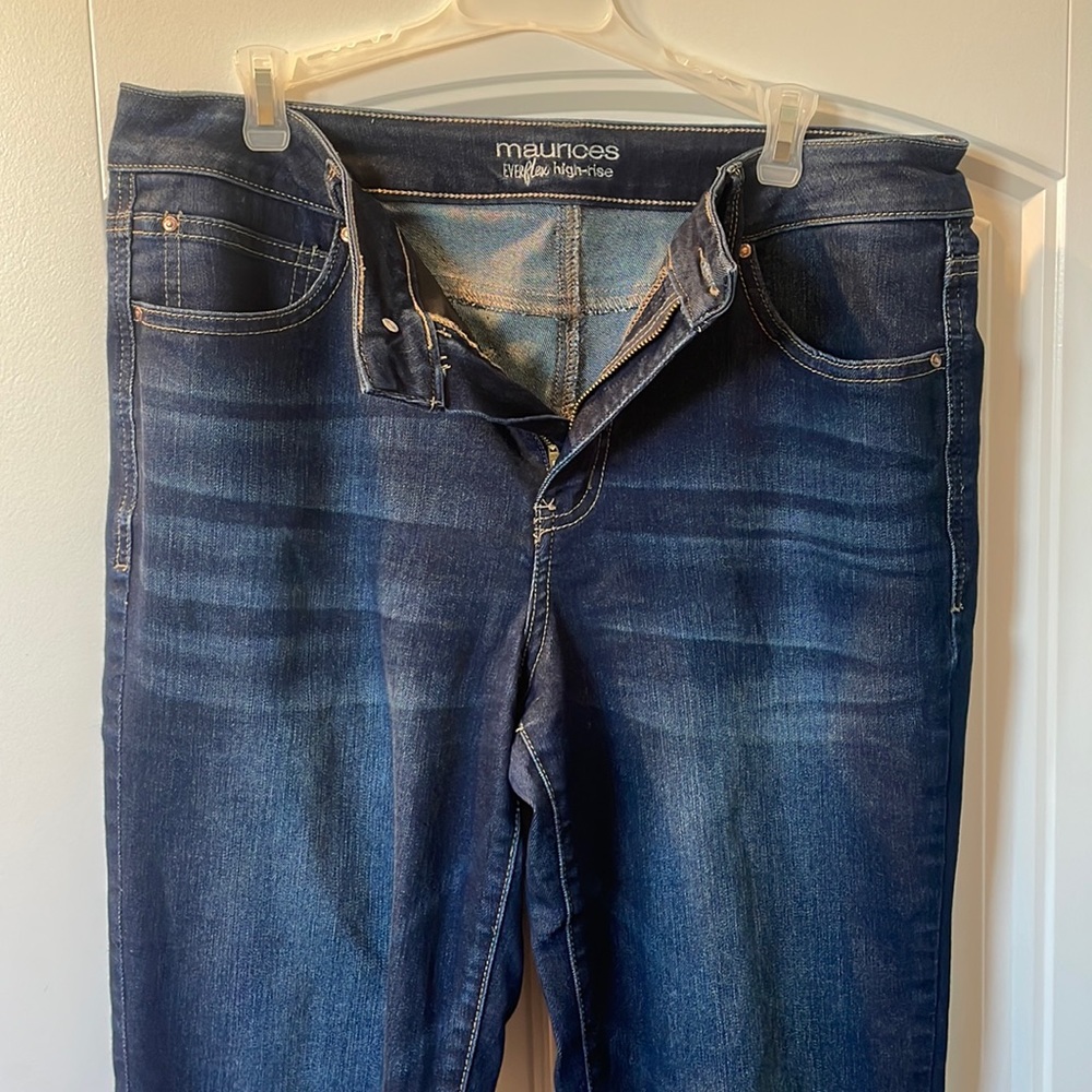 Maurice’s Everflex High Rise Jeans in new-used condition